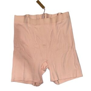 SKIMS Size 2X Women COTTON RIB BOXER Color Quartz 2XL #PN-HWS-0194